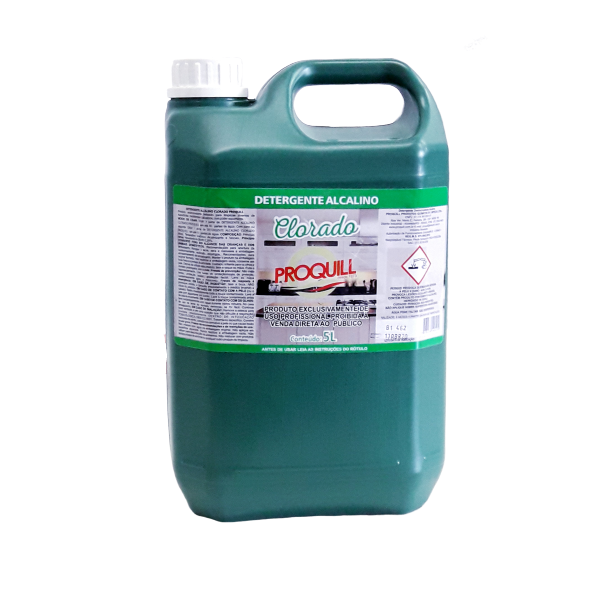 DETERGENTE ALCALINO CLORADO PROQUILL C/ 5 LITROS