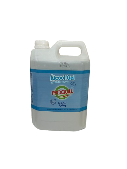 ÁLCOOL GEL ANTISSÉPTICO PROQUILL C/ 4,4 KG/ 5 LITROS