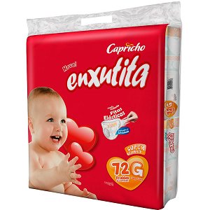 FRALDA INFANTIL TAMANHO G C/ 72 UNIDADES